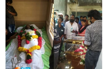 வீட்டுக்கு வந்தடைந்த இயக்குனர் எஸ்.பி. ஜனநாதனின் உடல் - கண்கலங்க வைக்கும் புகைப்படங்கள்
