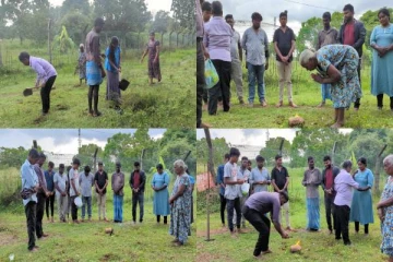 ஆலங்குளத்தில் மாவீரர் நினைவு நாளுக்கான சிரமதான பணிகள் தீவிரம்!(படங்கள்)