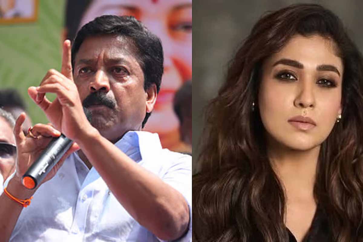 சிவி சண்முகம் அநாகரீக பேச்சு: பதிலடி கொடுத்த நயன்தாரா | Nayanthara Reply To Cv Sanmugam