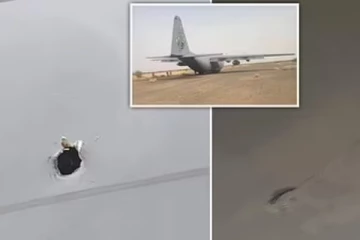 ගුවන් යානයකට වෙඩි ප්‍රහාරයක්..