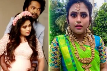 பாரதியுடன் கர்ப்பமாக இருக்கும் புகைப்படத்தை வெளியிட்ட வெண்பா!