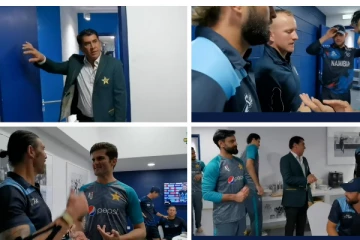 எதிரணியின் அறைக்கே சென்று ஊக்குவிப்பு... ரசிகர்களின் இதயங்களை வென்ற பாகிஸ்தான் வீரர்கள்! வைரல் வீடியோ