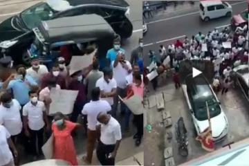 ආණ්ඩුවේ මන්ත්රීවරයෙක්ගෙන් සමගි ජන බලවේගයට ප්රහාරයක්...නොසන්සුන්කාරී තත්ත්වයක්(VIDEO).