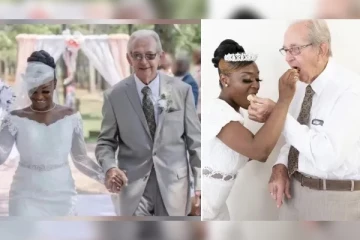 85 வயது முதியவரை காதலித்து கரம் பிடித்த 24 வயது பெண்: சமூக வலைதளத்தில் வைரலாகும் திருமணம்!