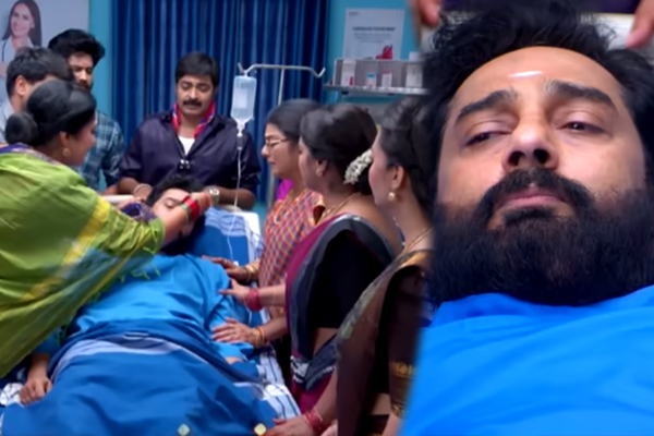 Sandhya Raagam: புவனேஷ்வரி சதியிலிருந்து மீண்டு வந்த ரகுராம்... மகளை ஏற்றுக்கொள்வாரா? | Sandhya Raagam Raguram Life Save Famiya Happy