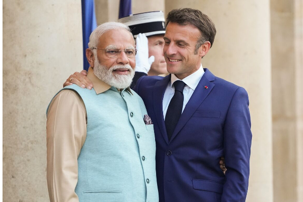 இந்தியாவுக்கு பிரான்ஸ் அதிபர் புகழாரம் | French President Praises India