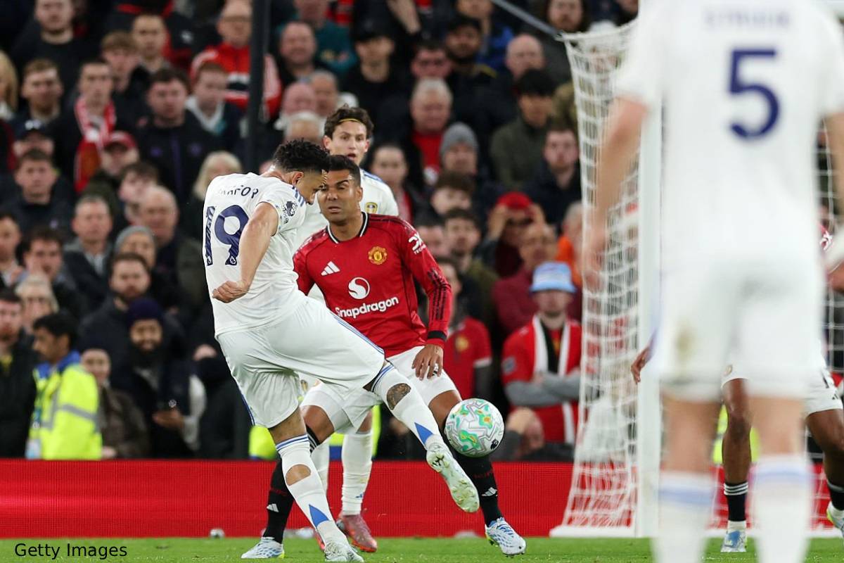 Man United 1-2 Leeds, Premier League 2026