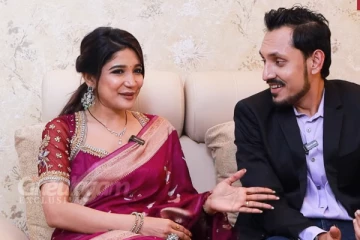 சாக்ஷி அகர்வால் திருமணத்திற்கு பின் கணவர் உடன் ஜோடியாக Exclusive Interview