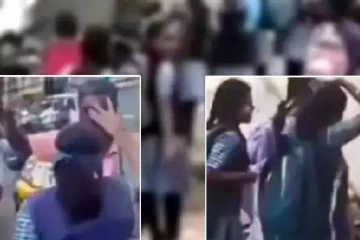 இன்ஸ்டாவில் யார் கெத்து? நடுரோட்டில் அடித்துக்கொண்ட பள்ளி மாணவிகள் - வைரல் காட்சி