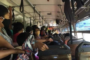 பேருந்தில் தாதியிடம் தகாத வகையில் நடந்து கொண்ட காவல்துறை