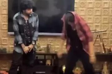 மச்சினியுடன் வெறித்தனமாக பத்தல பத்தலனு ஆடிய சாண்டி...! மிரண்டு போன ரசிகர்கள்