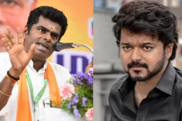 நடிகைகளின் இடுப்பை கிள்ளி அரசியல் செய்யும் விஜய் - விளாசிய அண்ணாமலை