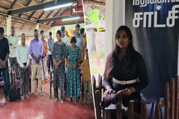 யாழில் மனித உரிமை போராட்டம் ; அரசியல் கைதிகள் எப்போது விடுதலை?