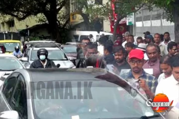 ලංවිම උණුසුම් වෙයි, උද්ඝෝෂණයෙන් දැඩි ලෙස මාර්ගය අවහිර වෙයි