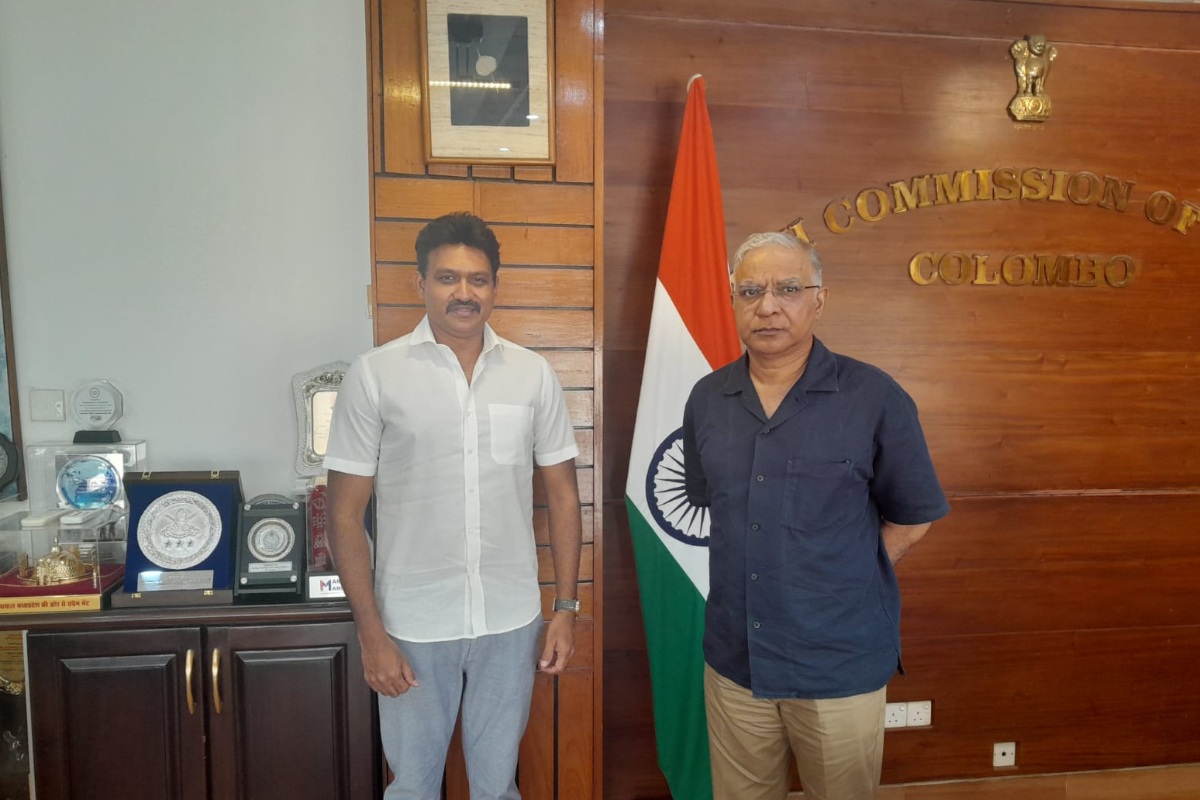 இலங்கைக்கான இந்திய உயர்ஸ்தானிகரை சந்தித்த இ.தொ.கா தலைவர் செந்தில் தொண்டமான் | Cwc Senthil Thondaman Indian High Commissioner