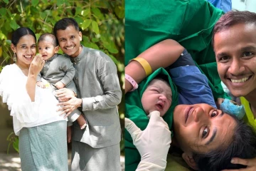 සමාජ මාධ්‍ය හොල්ලන අශේන් සේනාරත්න සහ දැහැමිගේ පවුලට අලුත් ආශිර්වාදයක්- පුංචි දියණියකගේ පැමිණීම