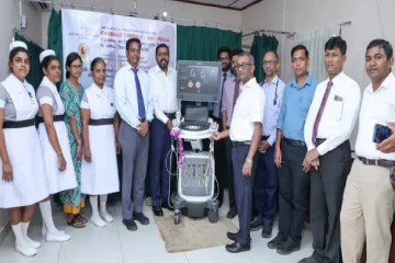 யாழ் போதனா வைத்தியசாலைக்கு புதிய எக்கோ இயந்திரம் அன்பளிப்பு