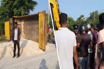 யாழில் திரைப்பட பாணியில் நடந்த துப்பாக்கி சூடு! நடுவீதியில் தடம்புரண்ட டிப்பர்