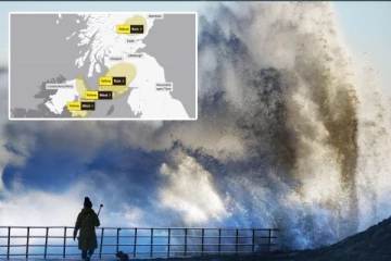 பலத்த காற்று மற்றும் கனமழை அபாயம்! பிரித்தானியாவுக்கு கடுமையான வானிலை எச்சரிக்கை