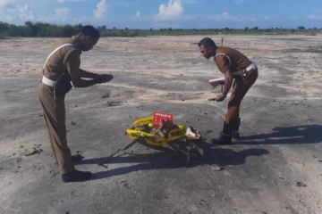 தமிழர் பகுதி ஒன்றில் புதைக்கப்பட்ட மிதிவெடி மீட்பு