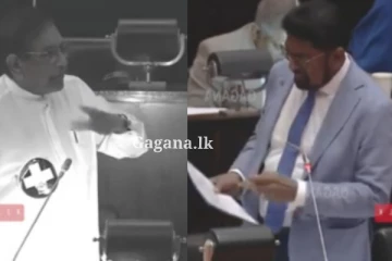 විශ්වාසභංගය මැද රාජිත කෙහෙළිය ඇවිලෙයි - පාර්ලිමේන්තුව උණුසුම් වී ගිය සෞඛ්‍ය ඇමති විවාදය. (VIDEO)