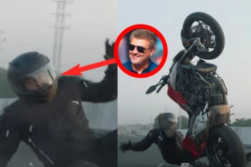 பைக்கில் இருந்து கீழே விழுந்த அஜித்.. கண்கலங்கும் ரசிகர்கள், வீடியோ இதோ