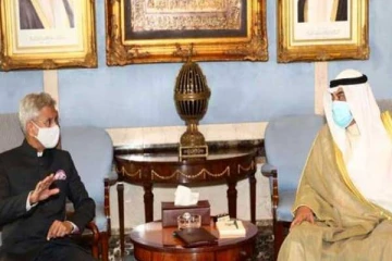 குவைத் பிரதமருடன் மத்திய வெளியுறவுத்துறை மந்திரி ஜெய்சங்கர் சந்திப்பு