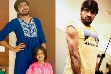 மகளுடன் சேர்ந்து பெண் உடை அணிந்து அட்டகாசம் செய்துள்ள காமெடி நடிகர் சதீஷ்