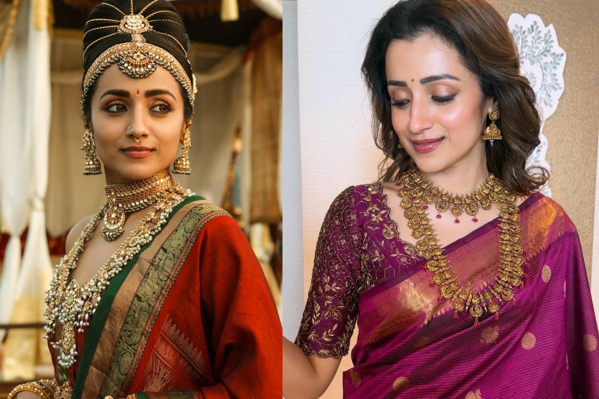 நடிகை திரிஷாவுக்கு கல்யாண ஆசை வந்துடுச்சா!! அவர் போட்ட பதிவு இதோ.. | Trisha Shares Saree Photos With Ilaiyaraaja Song