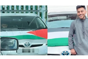 லண்டனில் 24 வயது இளைஞன் காரில் வரைந்திருந்த கொடியால் வந்த வினை! பொலிசார் விதித்த அபராதம்: வெளியான புகைப்படம்