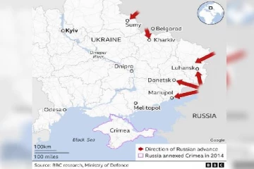 உக்ரைனின் இரண்டாவது பெரிய நகரை கைப்பற்றிய ரஷ்யா: பொதுமக்கள்  வீடுகளுக்குள் இருக்க உத்தரவு