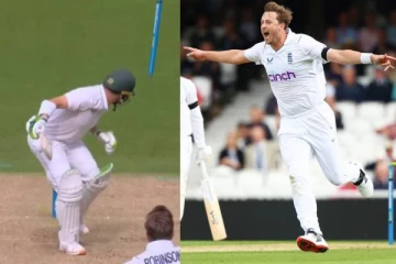 நிலத்தை பிய்த்துக் கொண்டு பறந்த ஸ்டம்ப்! மின்னல் வேகப்பந்துவீச்சின் வீடியோ