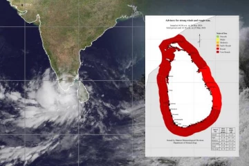 பலத்த காற்று மற்றும் கடல் சீற்றம்: விடுக்கப்பட்ட சிவப்பு எச்சரிக்கை