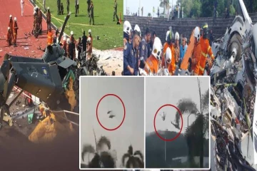 மலேசிய கடற்படை ஹெலிகொப்டர்கள் நடுவானில் மோதி கோர விபத்து: 10 பேர் பலி