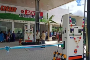 பொகவந்தலாவ நகரில் முதலாவது எரிபொருள் நிரப்பு நிலையம்