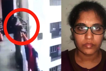நான்கு வயது மகளை மாடியிலிருந்து வீசி கொலை செய்த பெண் மருத்துவர்! வெளியான சிசிடிவி காட்சி
