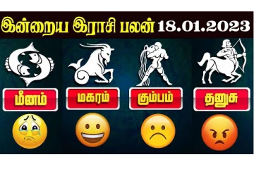 மேஷம் முதல் மீனம் வரையிலான இன்றைய ராசி பலன்கள்