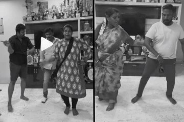 குடும்பமாக சேர்ந்து மினி படம் ஓட்டிய ரோபோ சங்கர்.. அந்த அழகை நீங்களும் பாருங்க!