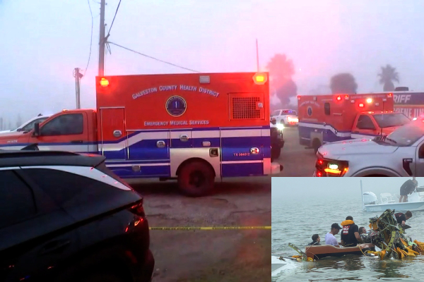 Galveston Bay Mexican Navy plane crash 2025, Texas plane crash 2-year-old among victims, Mexican Naval aircraft burn patients tragedy, US Coast Guard rescue Galveston plane accident, Galveston Scholes Airport crash investigation FAA, Foggy weather causes Texas plane crash visibility, Mexican Consulate Houston coordination plane crash, NTSB probe Galveston Bay aviation disaster, Texas aviation accident Mexican Navy twin turbo plane, Emergency crews Galveston Causeway crash response