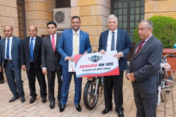 ஒன்றிணைக்கப்பட்ட மோட்டார் சைக்கிள்கள் ஜனாதிபதி அலுவலகத்தின் பாவனைக்காக கையளிப்பு