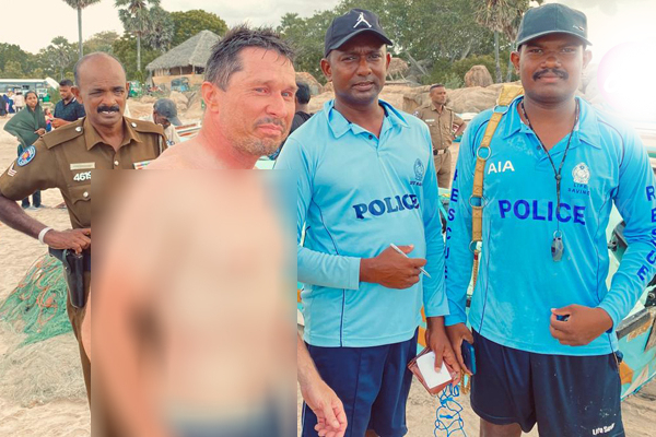 வெளிநாட்டவரின் உயிரை காத்த பொத்துவில் பொலிஸ் உயிர்காப்பு பிரிவினர் | Pottuvil Police Lifeguard Saves Foreigner Life