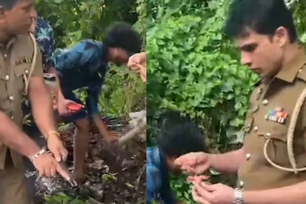 குப்பைக் குவியலில் மறைத்து வைக்கப்பட்டிருந்த ஆயுதங்கள் | Galle Weapons Crime