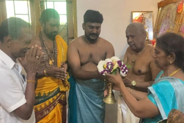 யாழிலிருந்து திருக்கேதீஸ்வர ஆலயத்திற்கு 40 ஆண்டுகளின் பின்னர் கொடிச்சீலை!