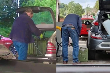 பிரித்தானியாவில் பெட்ரோல் தட்டுப்பாடு அச்சம்... சுயநலமாக செயல்படும் சாரதிகள்: வெளியாகியுள்ள காட்சிகள்