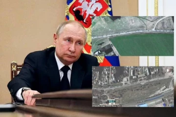 எட்டு மைல் தொலைவு இராணுவ வாகன அணிவகுப்பு: அடுத்த ஆட்டத்தை தொடங்கிய ரஷ்யா