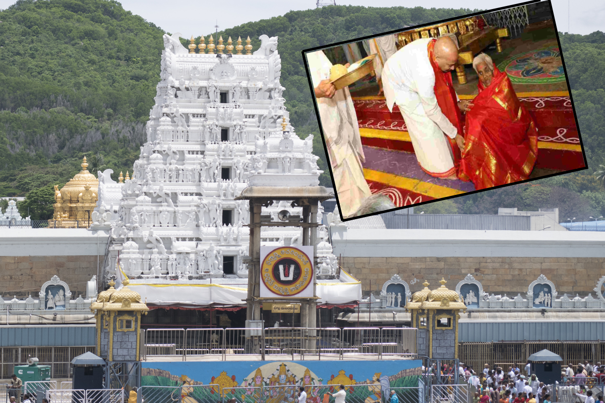 திருப்பதி ஏழுமலையானை தரிசிக்க நடந்தே சென்ற 116 வயது மூதாட்டி! அதிசயிக்கும் பக்தர்கள் | A 116 Year Old Woman Walked Tirupati திருப்பதி ஏழுமலையானை தரிசிக்க நடந்தே சென்ற 116 வயது மூதாட்டி! அதிசயிக்கும் பக்தர்கள் | A 116 Year Old Woman Walked Tirupati