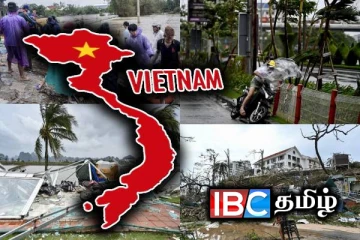 வியட்நாமின் கரையோரப் பிரதேசத்தை தாக்கிய சக்தி வாய்ந்த சூறாவளி
