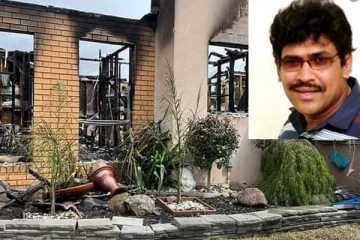 வெளிநாடு ஒன்றில் இலங்கை பிரபலத்தின் வீடு முழுமையாக தீக்கிரை