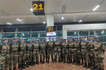 சூடானில் முழுவதும் இந்திய பெண் வீரர்களை கொண்ட அமைதிப்படை!