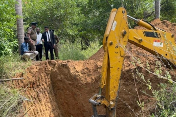 விடுதலைப்புலிகளின் ஆயுதங்களை தேடி அகழ்வுப் பணி